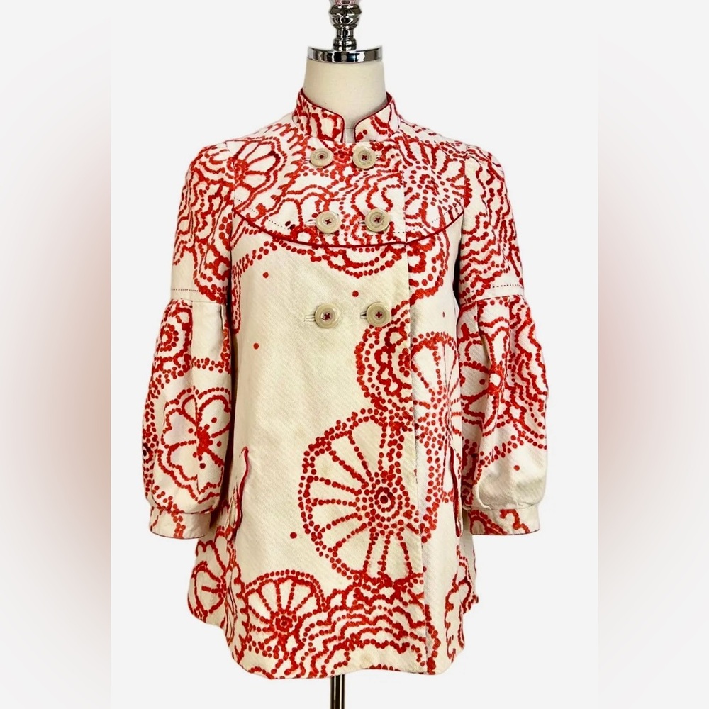 Anthropologie Elevenses Corduroy Coat Size 0